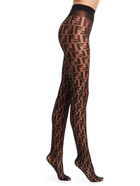 fendi pront|Fendi print stockings.